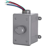 Monoprice OVC300 outdoor volume control front view gray housing