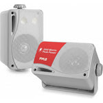 Pyle PLMR24S marine waterproof speakers front view silver color
