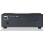 NAD PP 2e Phono Preamplifier sleek front view showcasing compact audiophile phono stage design.