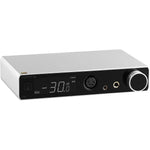 KGUSS Topping L70 fully balanced headphone amplifier front view showing digital display and audio jacks.