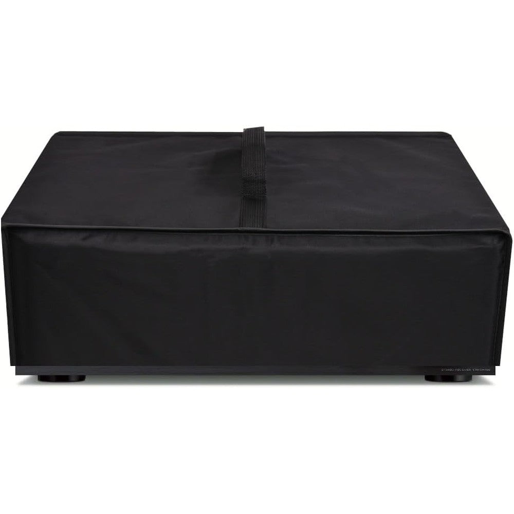 AF-WAN heavy duty nylon stereo receiver dust cover front view black protective sleeve for home theater amplifiers