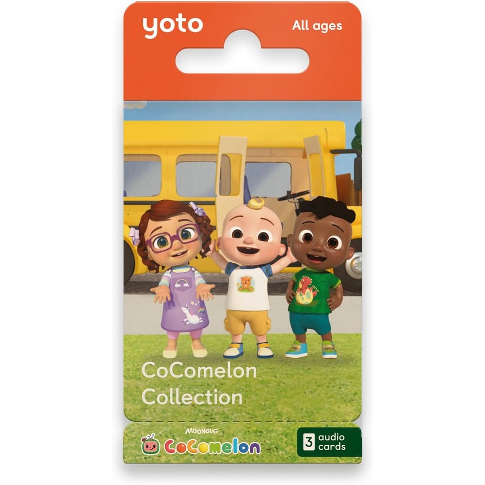 Yoto CoComelon Collection kids audio cards front view packaging