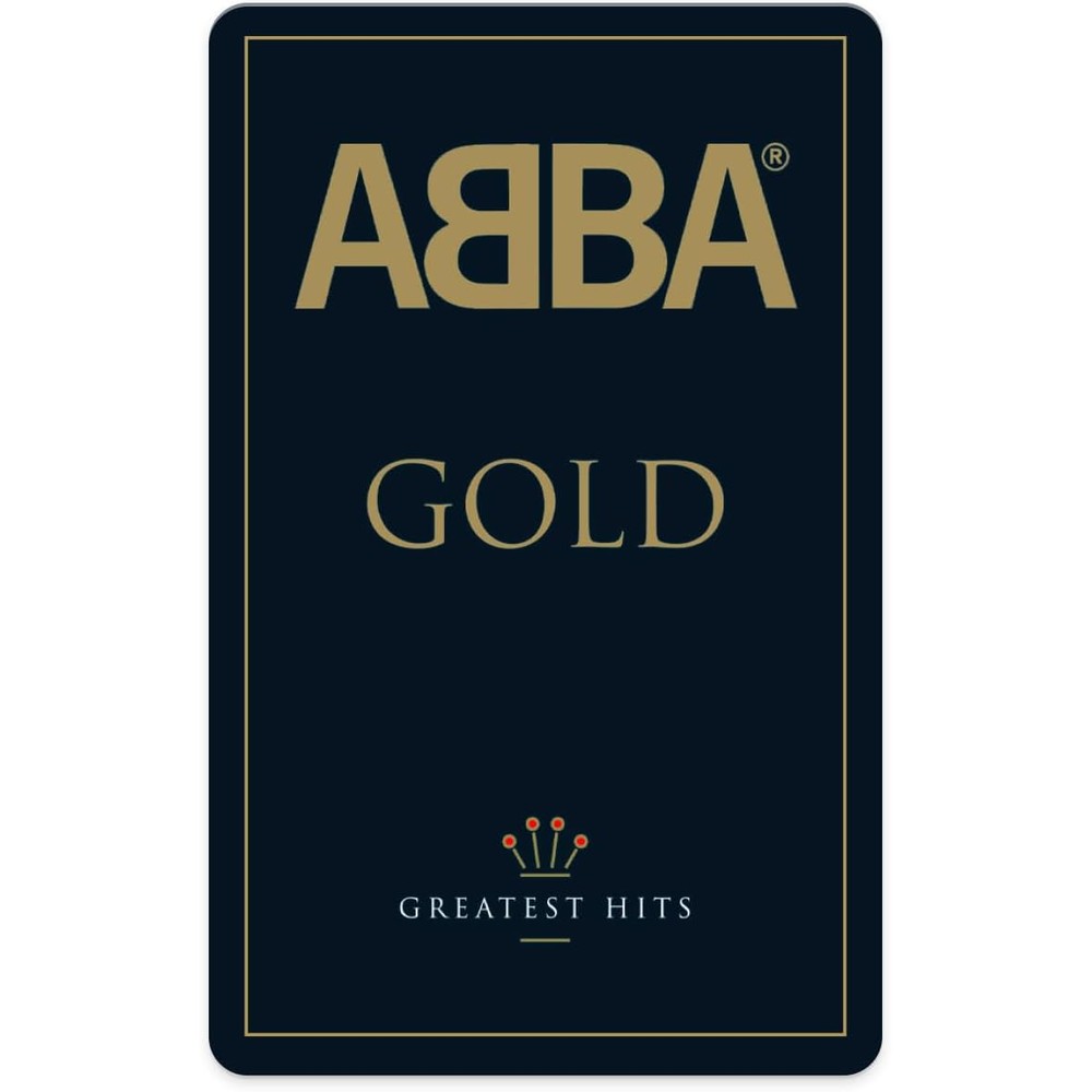 Yoto ABBA Gold Kids Audio Card front view showing classic album artwork design