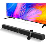 Mzeibo television soundbar authentic front view horizontal setup