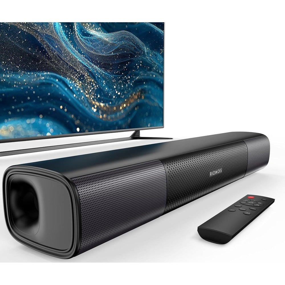 Riowois 17 inch sound bar front view for smart tv