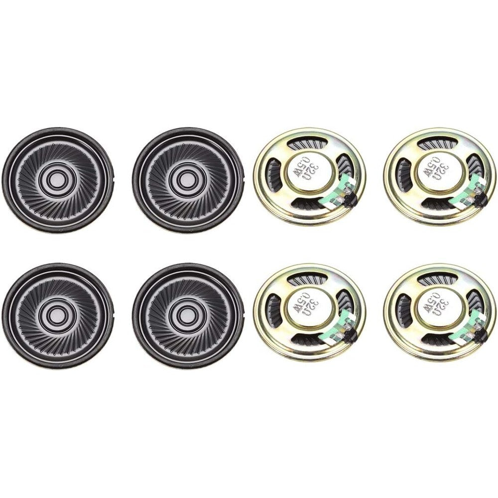 Uxcell 40mm 32 Ohm magnetic speaker front view for DIY projects