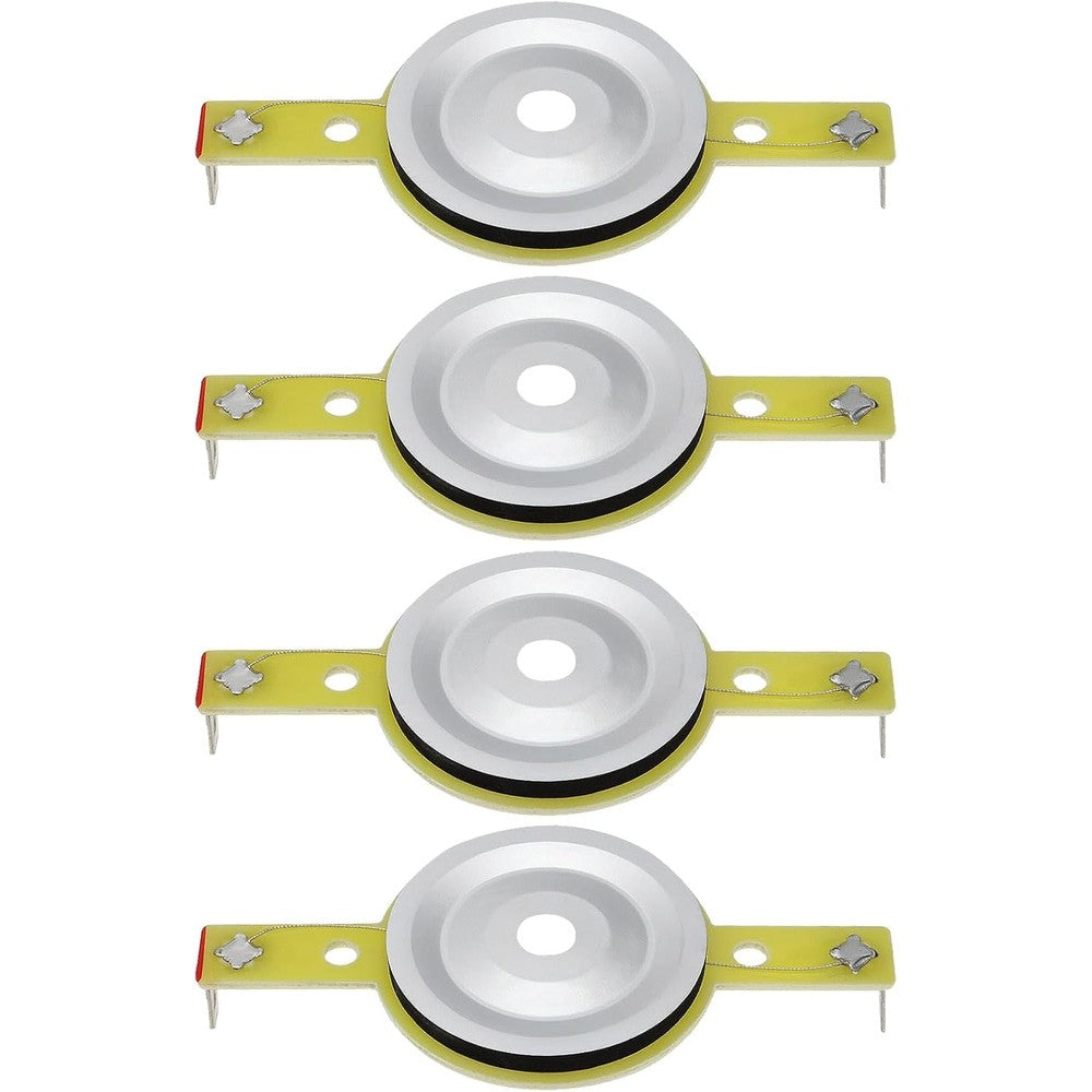 The Lord of the Tools 4pcs titanium tweeter diaphragm set front view