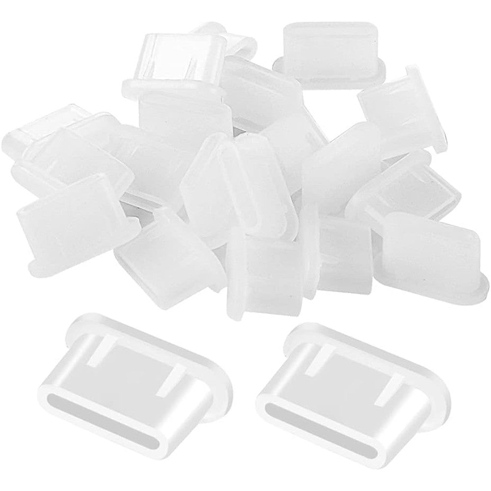 Toppros USB Type C silicone dust protector set front view