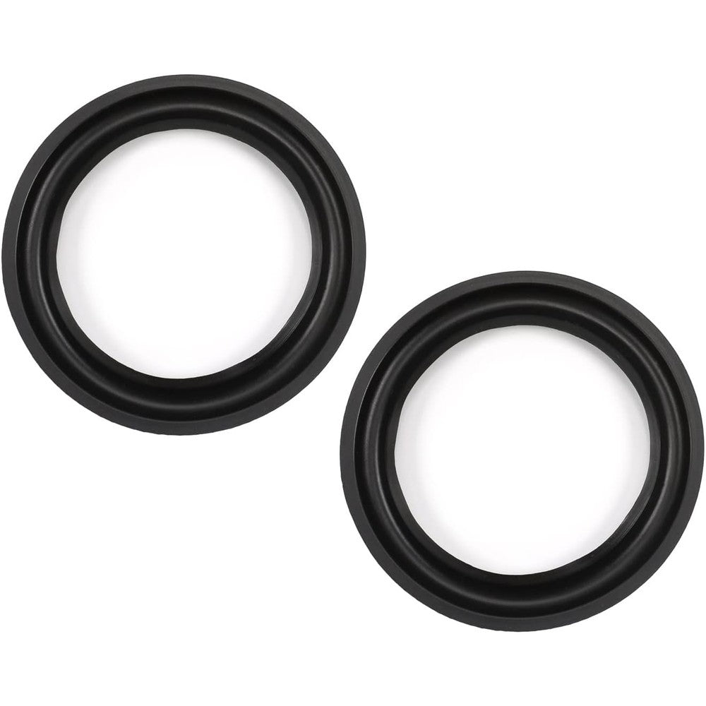 Fielect 6.5 inch speaker rubber edge surround rings front view