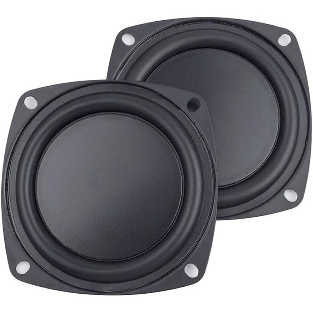 CCeCCe 4 inch woofer passive radiator set front view