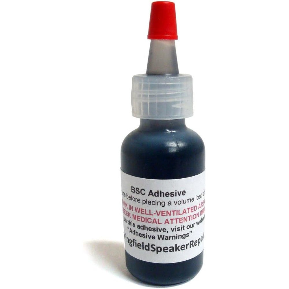 Springfield Speaker Pro-Grade Black Rubberized Repair Adhesive bottle front view