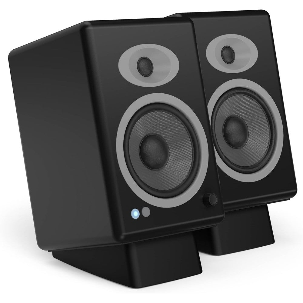 HumanCentric desktop speaker stands wedge front view