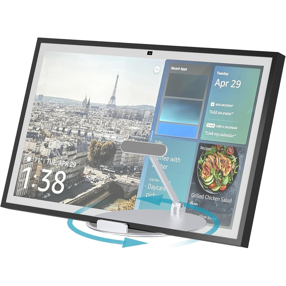 Letlar table stand for Echo Show 21 front view