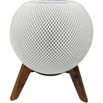 Meaowxva wooden tripod stand for Apple HomePod Mini front view