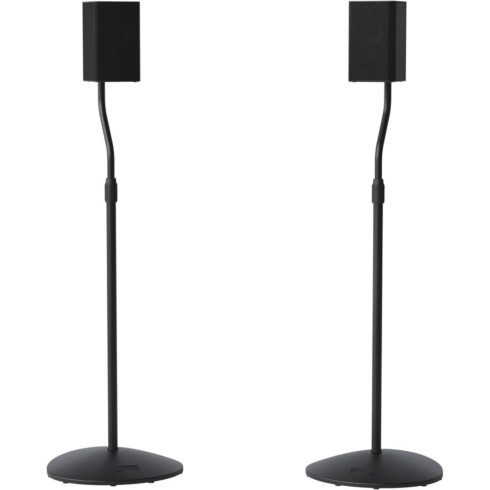 Sanus Adjustable Height Speaker Stands For Satellite Speakers Extends 28 To 38 Inches Set Of 2 HTBS