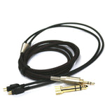 NewFantasia replacement audio upgrade cable for Sennheiser headphones front view