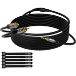 Kxable 15ft 3.5mm to RCA audio cable front view