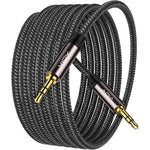 VIOY 20 ft 3.5 mm braided aux cable front view