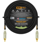 Worlds Best Cables 18 Foot Pro Quad subwoofer cable front view