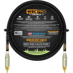 Worlds Best Cables 6 foot pro quad subwoofer cable front view