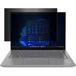Targus 4Vu privacy screen for 14 inch Lenovo ThinkPad T14 front view displaying narrow side viewing angles