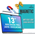 F FORITO Magnetic Anti Blue Light Screen Protector fitted on a thirteen inch laptop front view