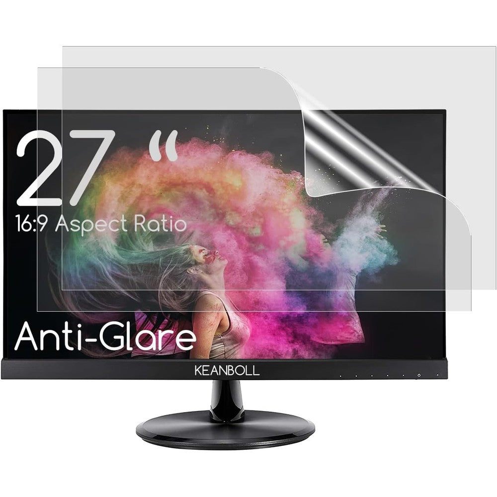 Keanboll anti glare monitor screen protector front view on desktop display