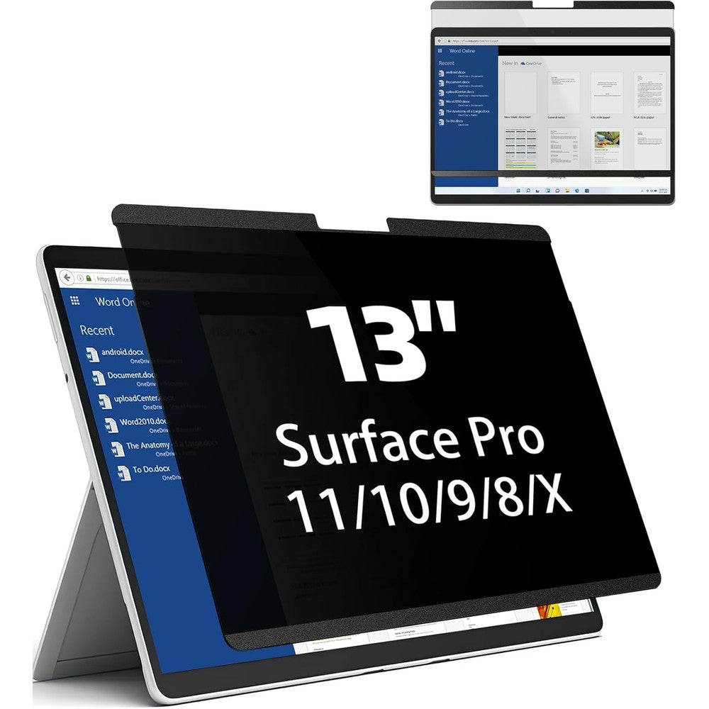 Mamol magnetic privacy screen for Surface Pro front view