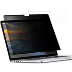 Brevynx magnetic privacy screen filter on MacBook Air front view