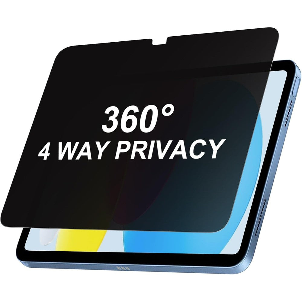 XunyLyee privacy screen protector on Apple iPad front view