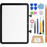 JPUNG iPad 10th Generation screen replacement digitizer kit front view with full repair tools