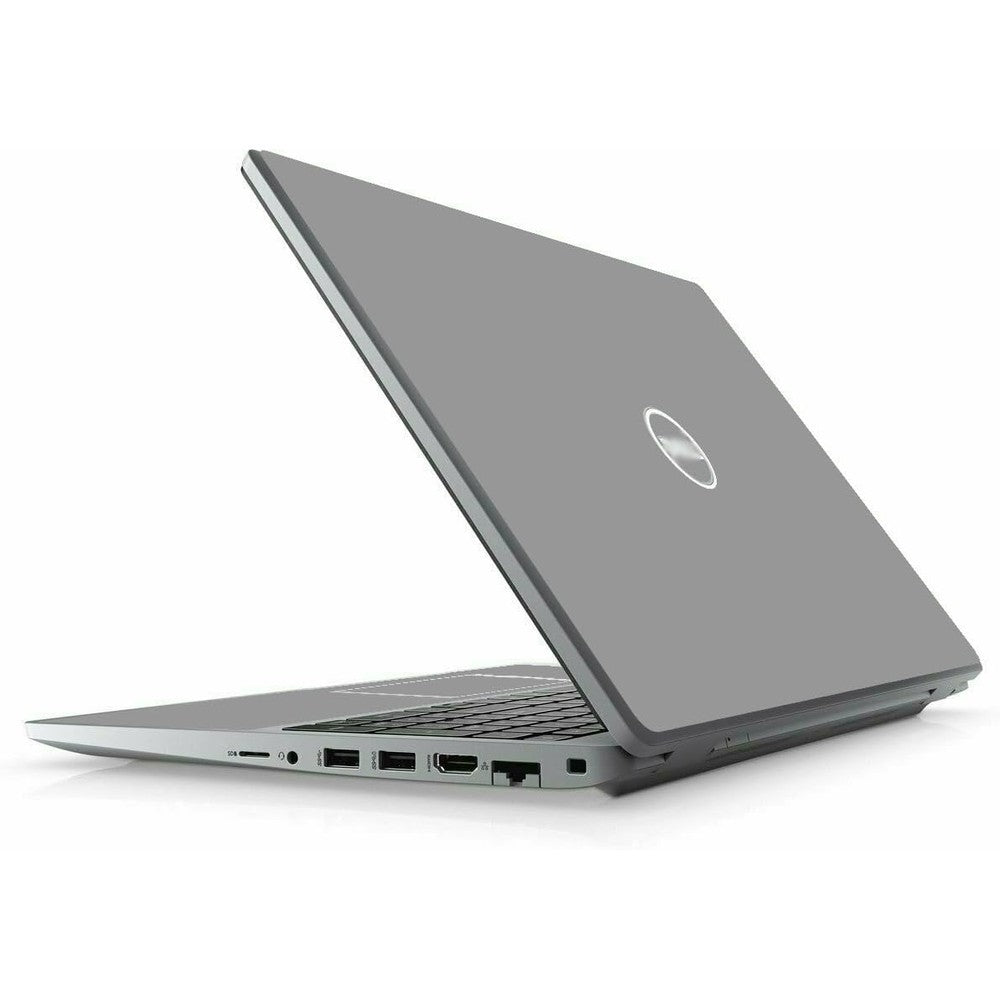 LidStyles Vinyl Protection Skin Kit grey laptop decal front view applied on a compatible device.
