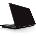 ITS A SKIN universal laptop vinyl sticker cover in solid black front view displaying non reflective matte finish protective layer