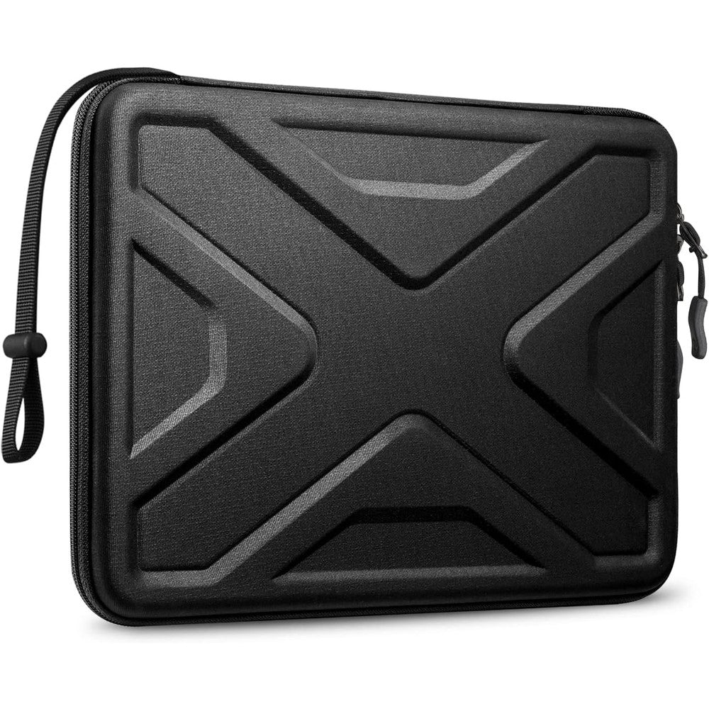 SITHON Hard Shell Tablet Sleeve Case front view showing the textured black protective exterior design.