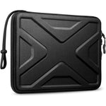SITHON Hard Shell Tablet Sleeve Case front view showing the textured black protective exterior design.