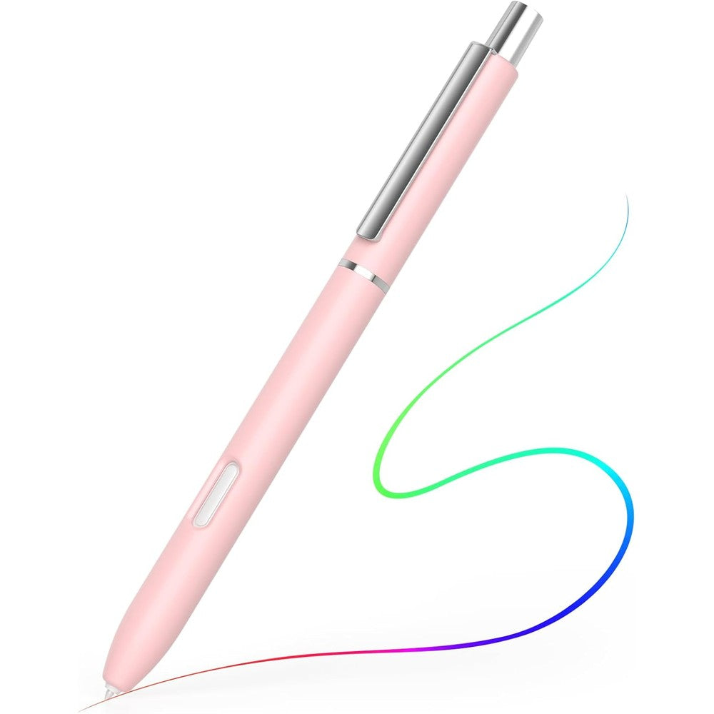 AZF Pencil Case for Samsung Galaxy Tab S Pen front view showing the light pink protective hard shell