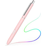 AZF Pencil Case for Samsung Galaxy Tab S Pen front view showing the light pink protective hard shell