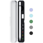 Meowster Apple Pencil carrying case front view showing protective lid