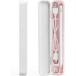 SIXFU Apple Pencil storage case front view showing white hardshell exterior