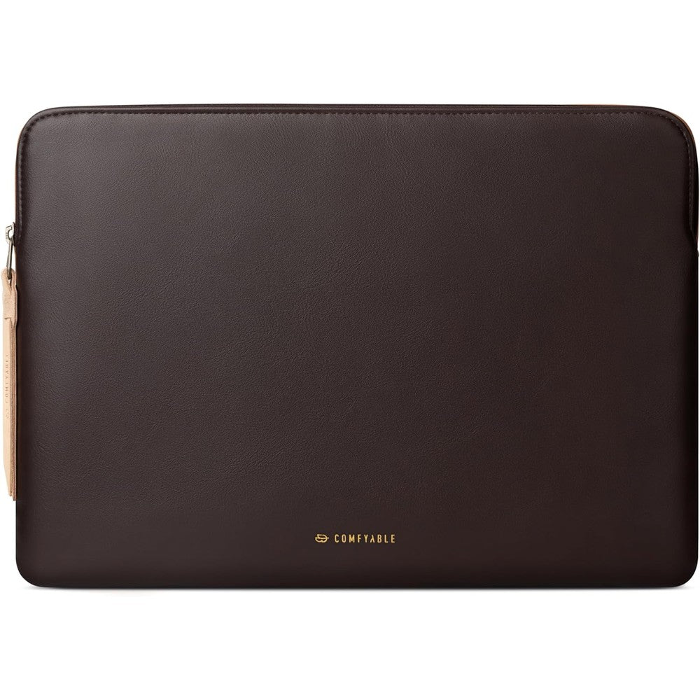 Comfyable Slim Protective Laptop Sleeve chocolate front view