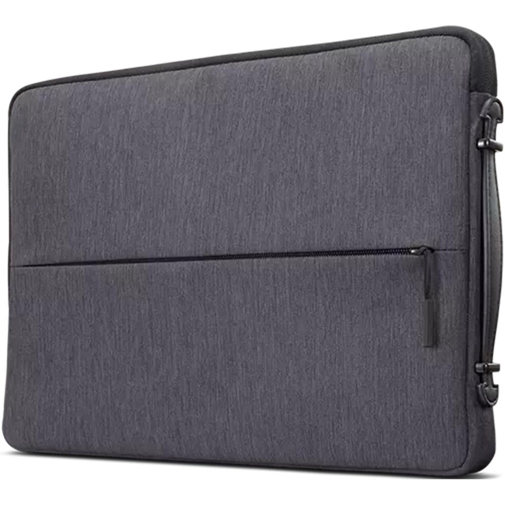 Lenovo Urban Laptop Sleeve 14 Inch front view charcoal grey