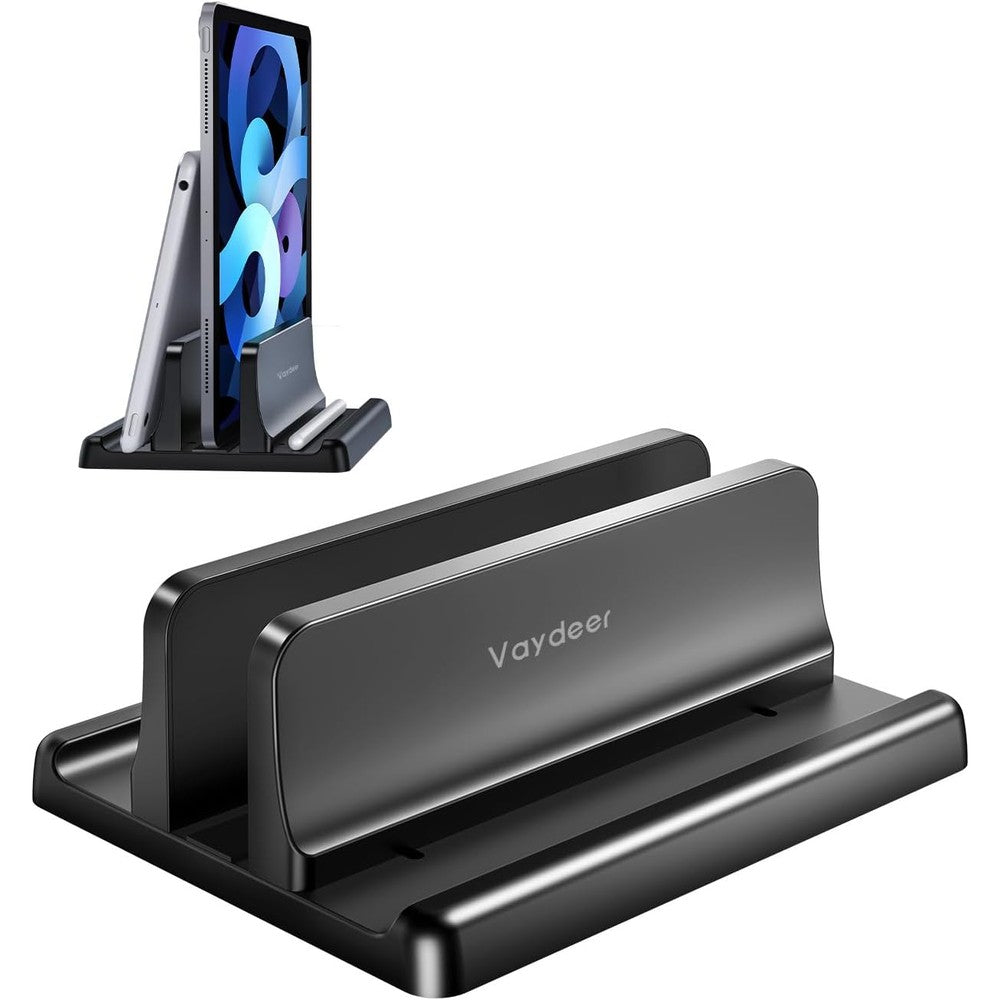 Vaydeer vertical laptop stand holder front view for desktop organization