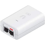 Ubiquiti Networks power over Ethernet injector white front view premium networking adapter
