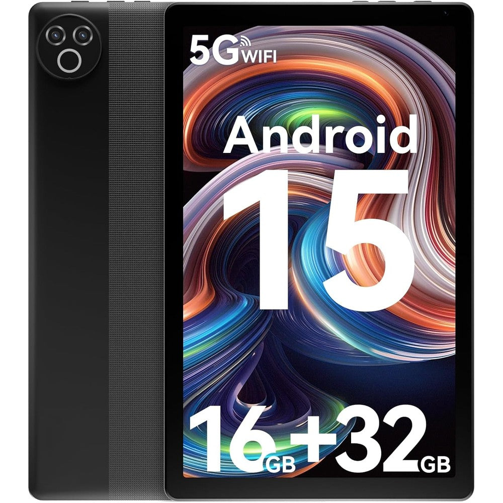 Evermyth 10 inch Android 15 tablet front view for daily tasks