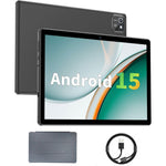 Aiprotablet C20e 10 inch Android 15 tablet front view black