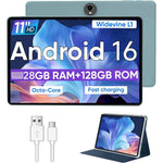 Wxunja Android 16 tablet front view display