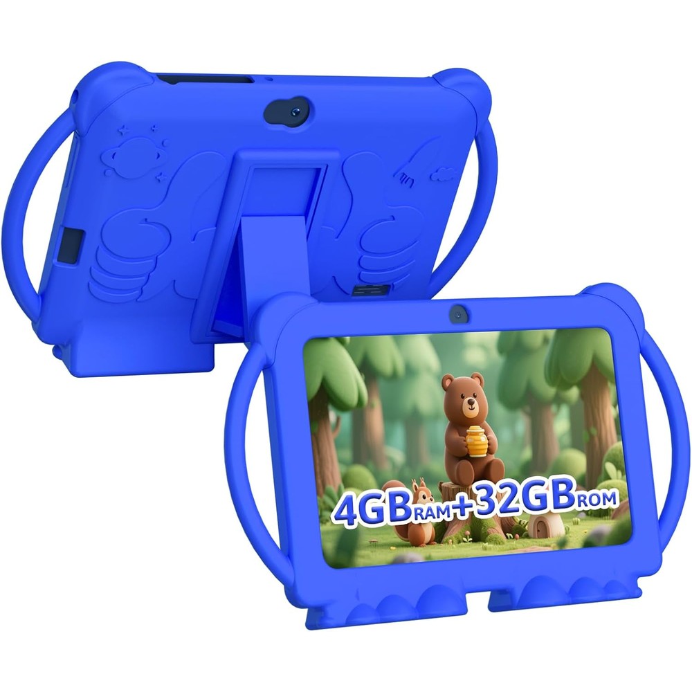 Hottablet kids tablet blue front view