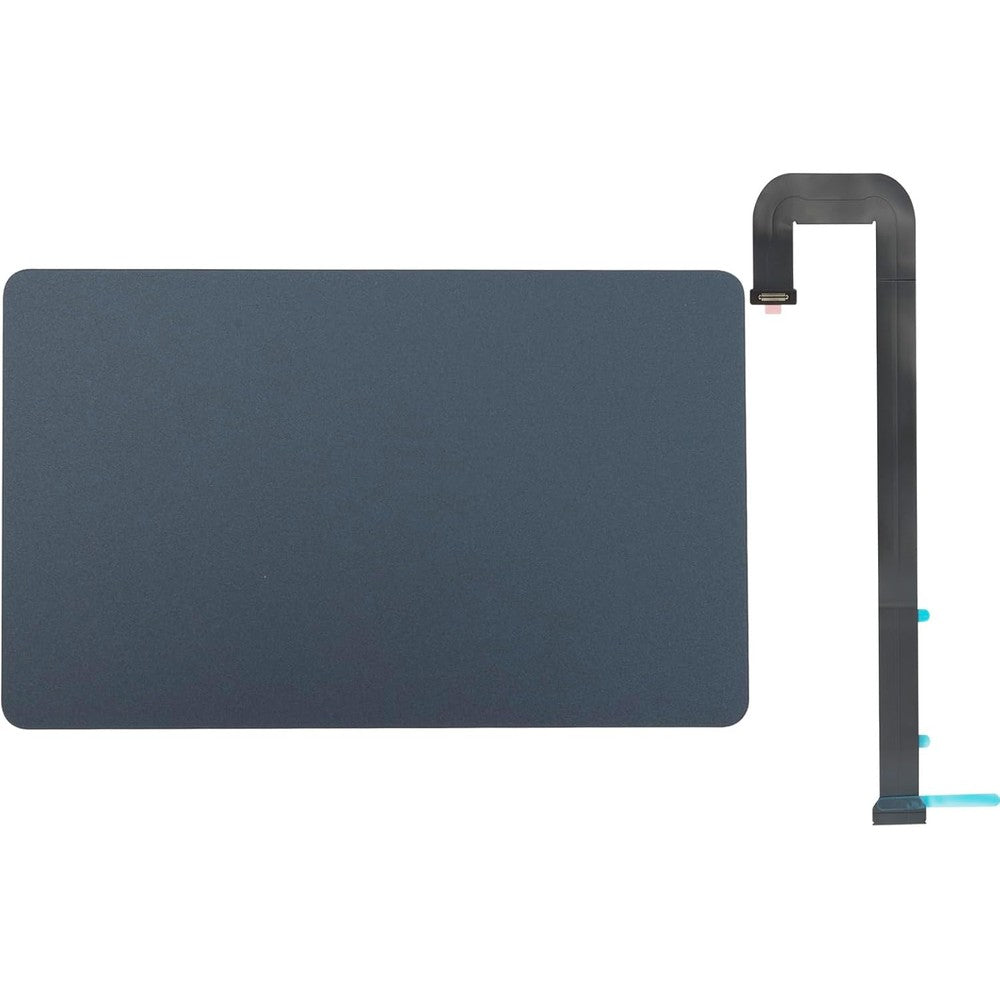 HAWSON A2681 trackpad replacement front view showing midnight blue matte finish touchpad surface