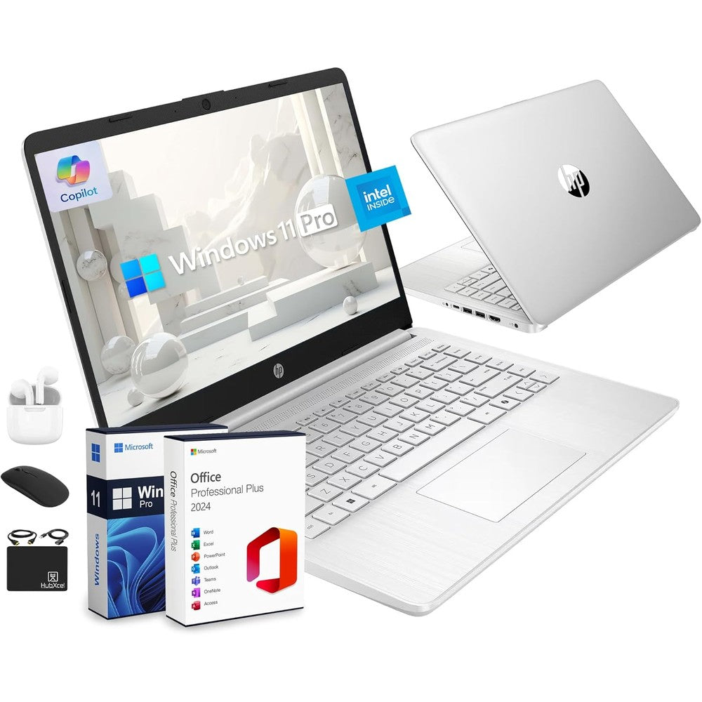 HP Ultrabook 14 silver laptop front view for business