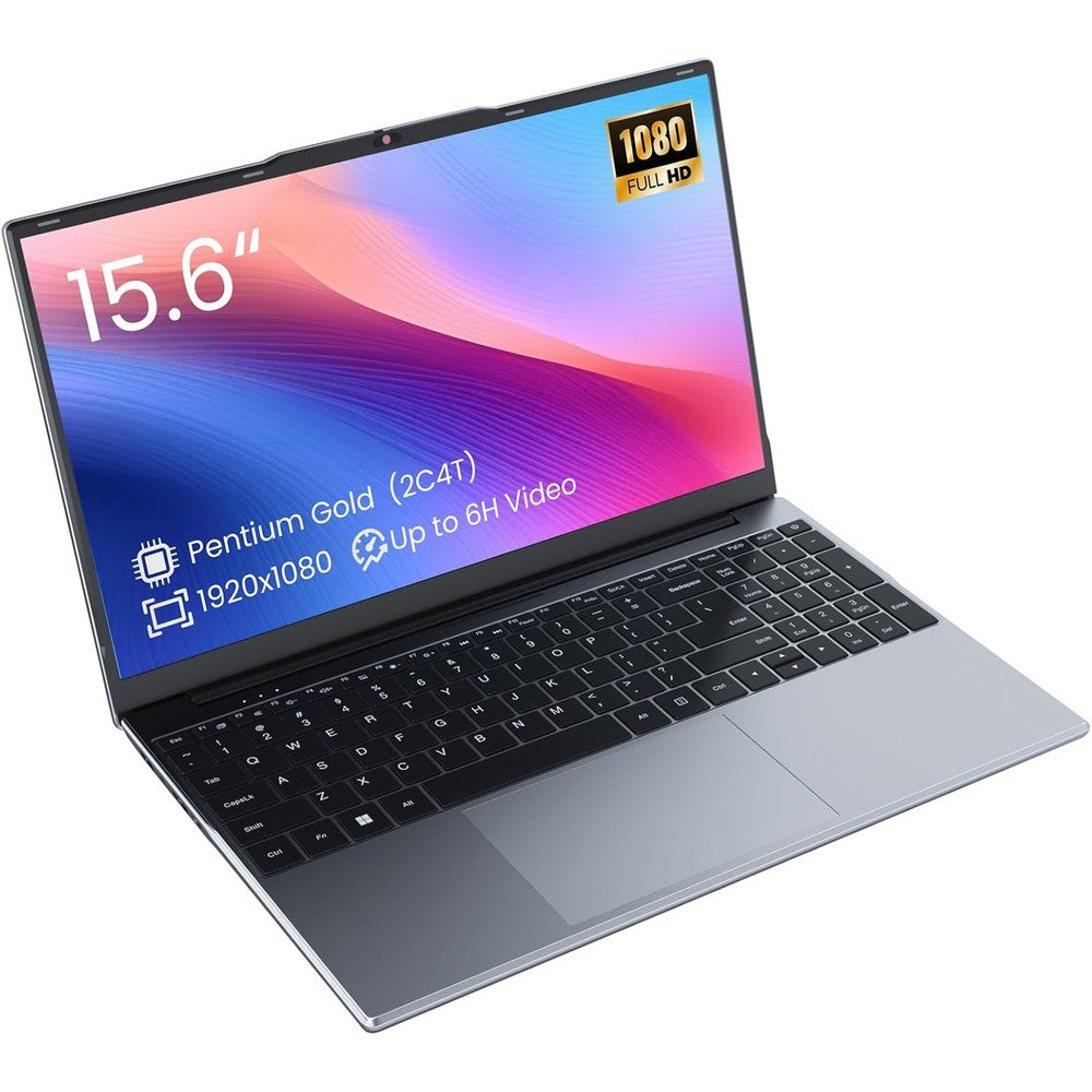 Phatom DGBook A1 15.6 inch laptop front view silver finish